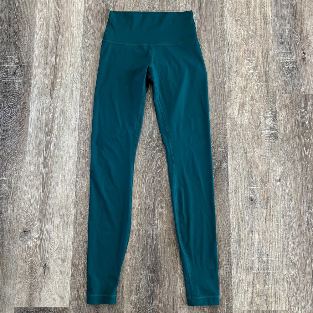 Lululemon Wunder Under High-Rise Tight 28" *Nulux Emerald - Size: 4 - Picture 2 of 9